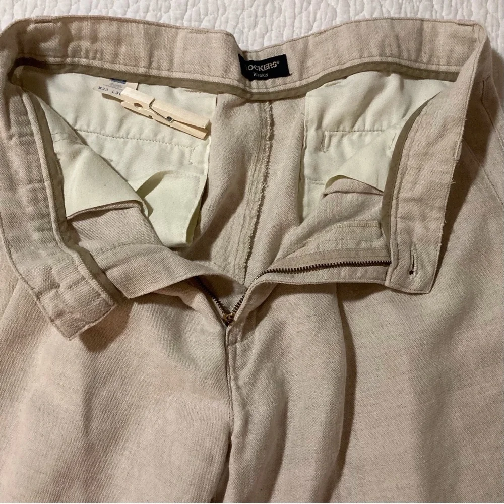 Dockers Tan Chinos Lightweight Cotton-Blend